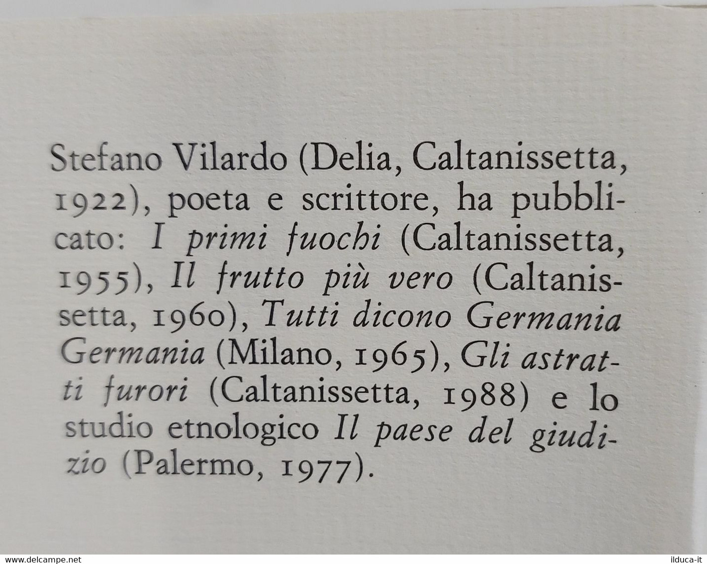I108255 V Stefano Vilardo - Una Sorta Di Violenza - Sellerio 1990 - Geschichte