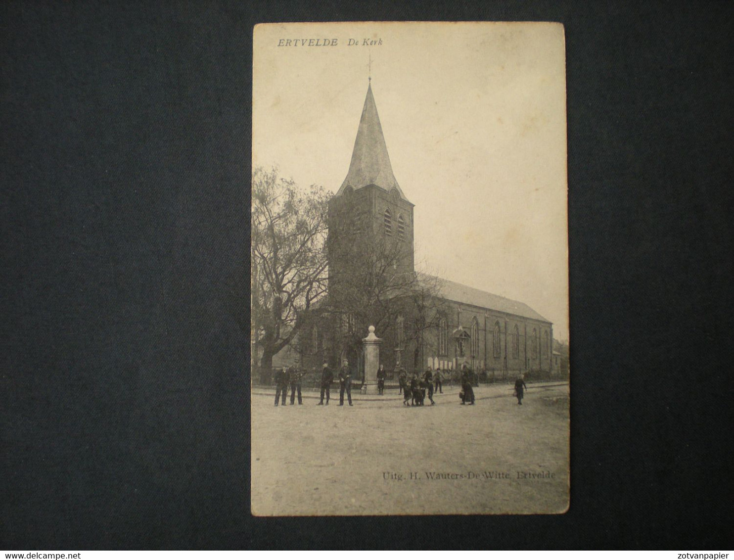 Ertvelde - Kerk - Uitgever Wauters-De Witte - 1910 - Evergem