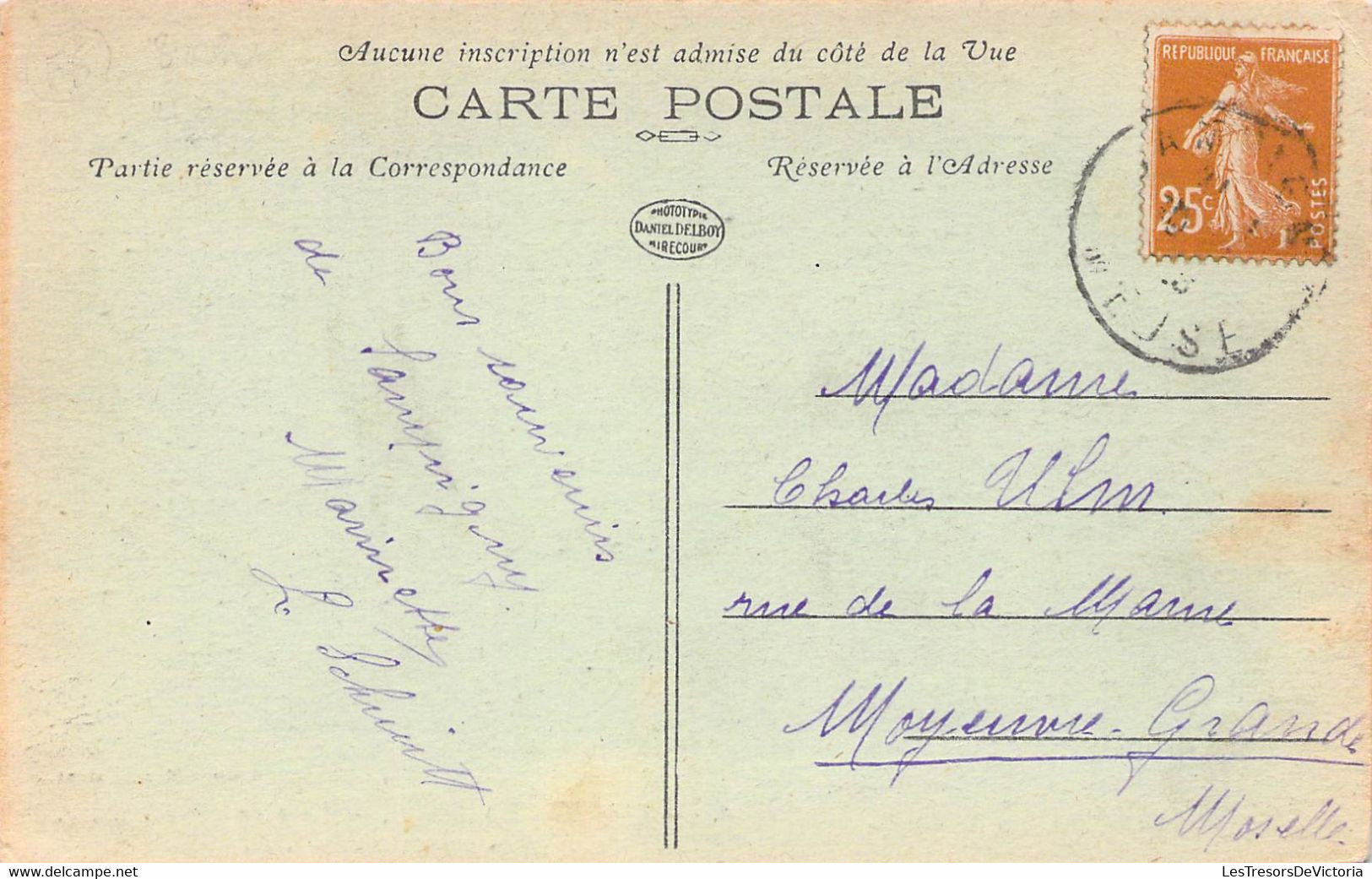 CPA France - Sampigny - Meuse - Clos De Mr Poincaré - Entrée Principale - Animée - Portail - Affranchie Et Oblitérée - Autres & Non Classés