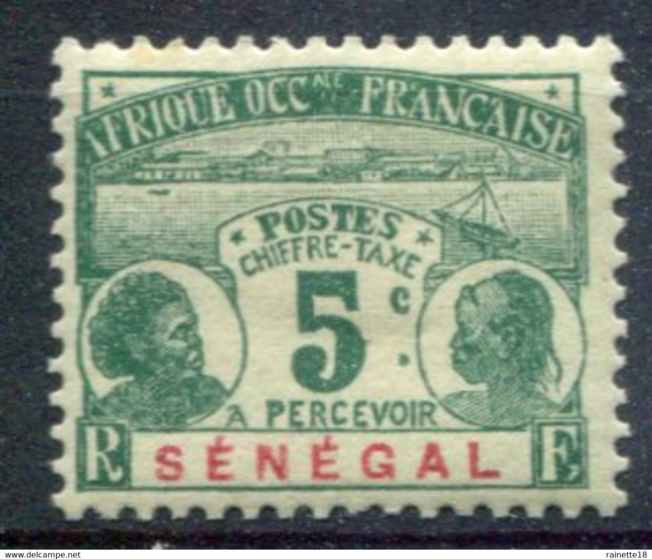 Sénégal        Taxe   4   * - Timbres-taxe