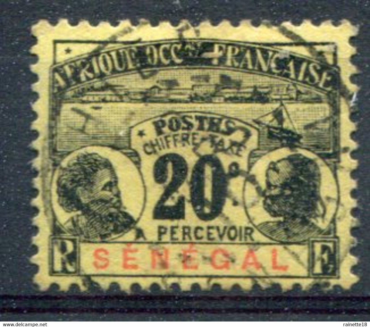 Sénégal        Taxe   8 Oblitéré - Timbres-taxe