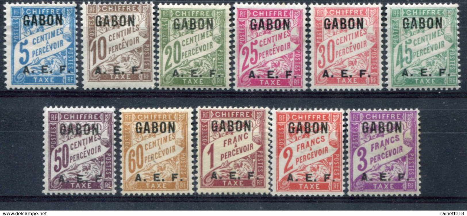 Gabon                               Taxes        1/11 * - Postage Due
