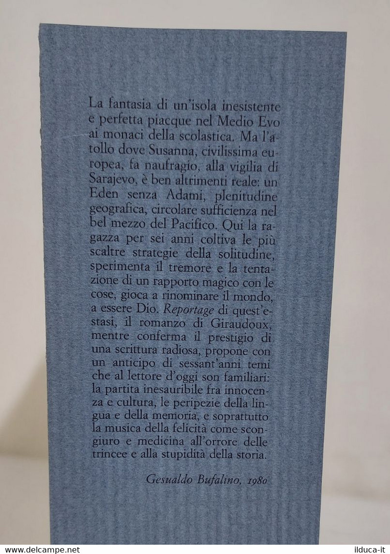 I108272 V Jean Giraudoux - Susanna E Il Pacifico - Sellerio 1998 - Nouvelles, Contes