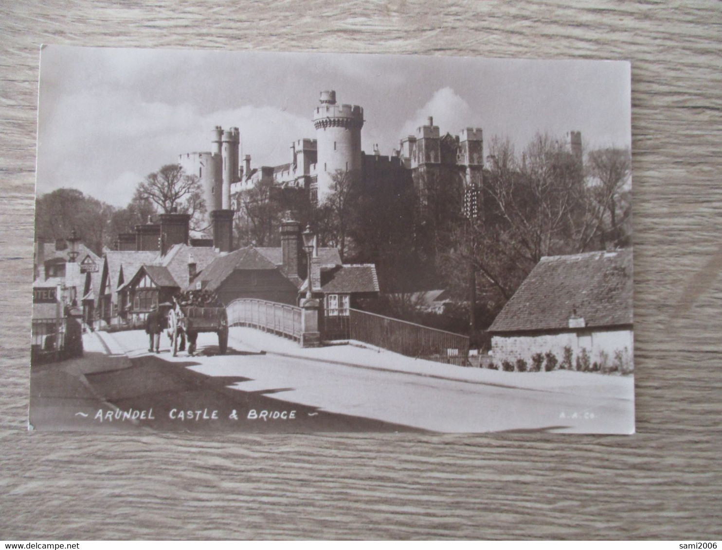 ROYAUME UNI PHOTO ARUNDEL CASTLE & BRIDGE ATTELAGE - Arundel