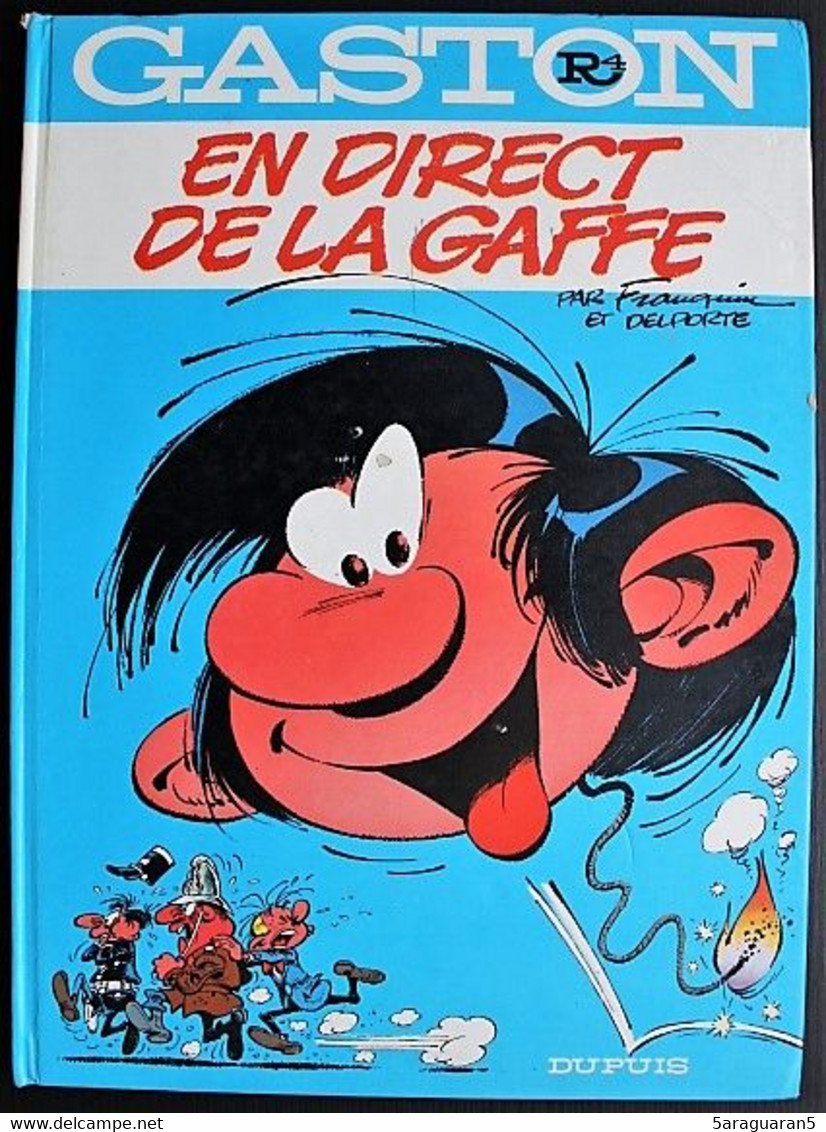 BD - GASTON LAGAFFE - R4 - En Direct De La Gaffe - Rééd. 1982 - Gaston