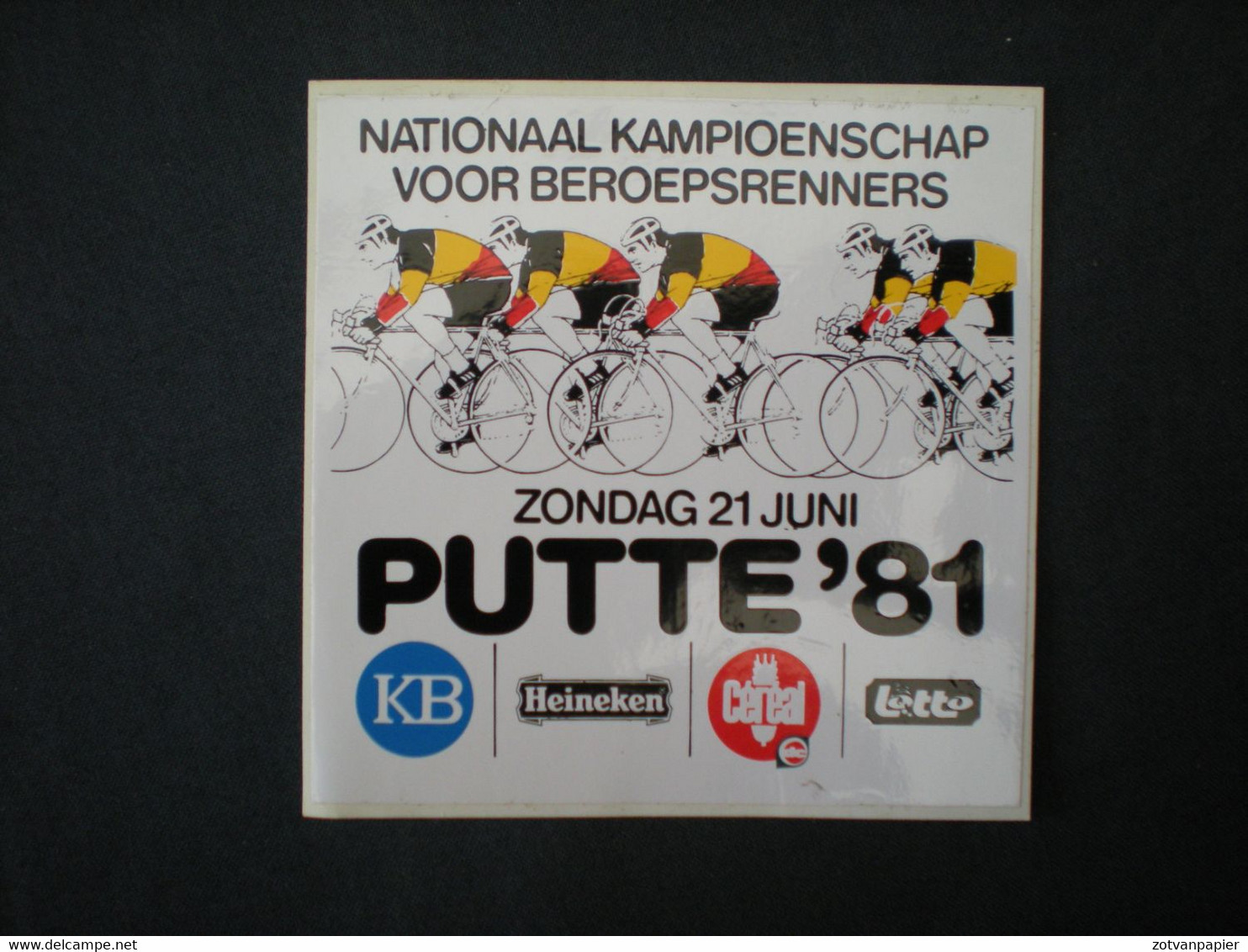 Putte - Cyclisme - Wielrennen - Kampioenschap 1981 - Putte