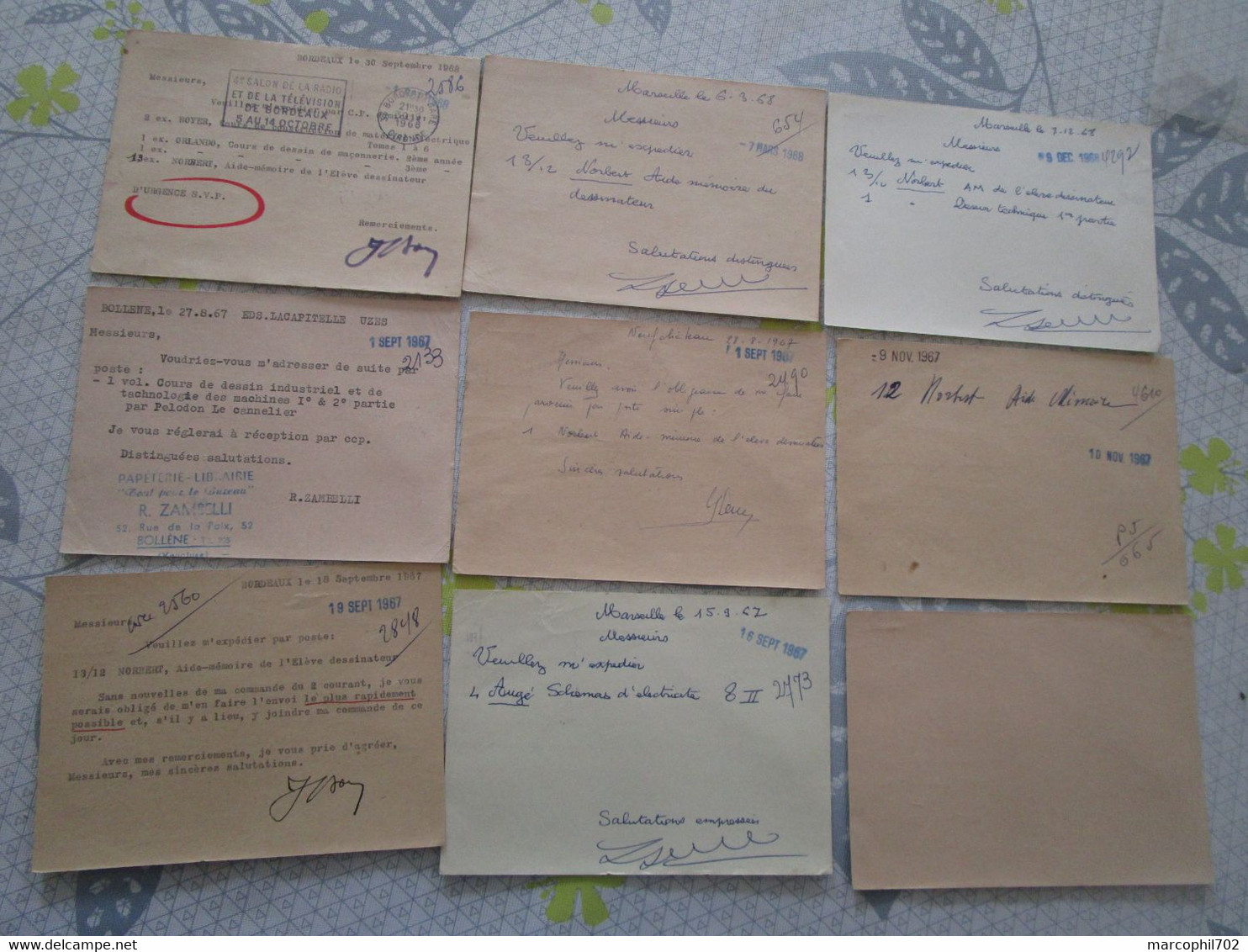 Lot De 20 Entiers Postaux Marianne De Decaris - Lots Et Collections : Entiers Et PAP