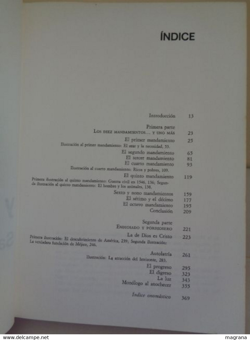 Dios Y Los Españoles. Salvador De Madariaga. Espejo De Mañana. Editorial Planeta. 1975. 375 Páginas. - Histoire Et Art