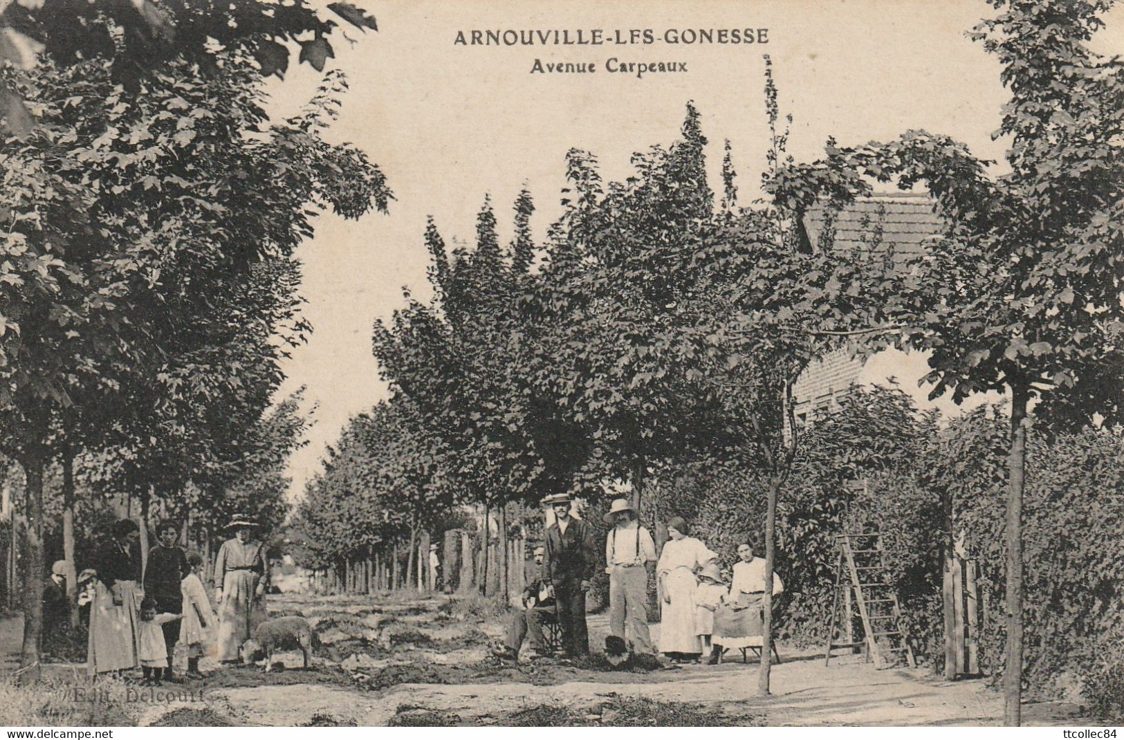 CPA-95-ARNOUVILLE LES GONESSES-Avenue Carpeaux-Animée - Arnouville Les Gonesses