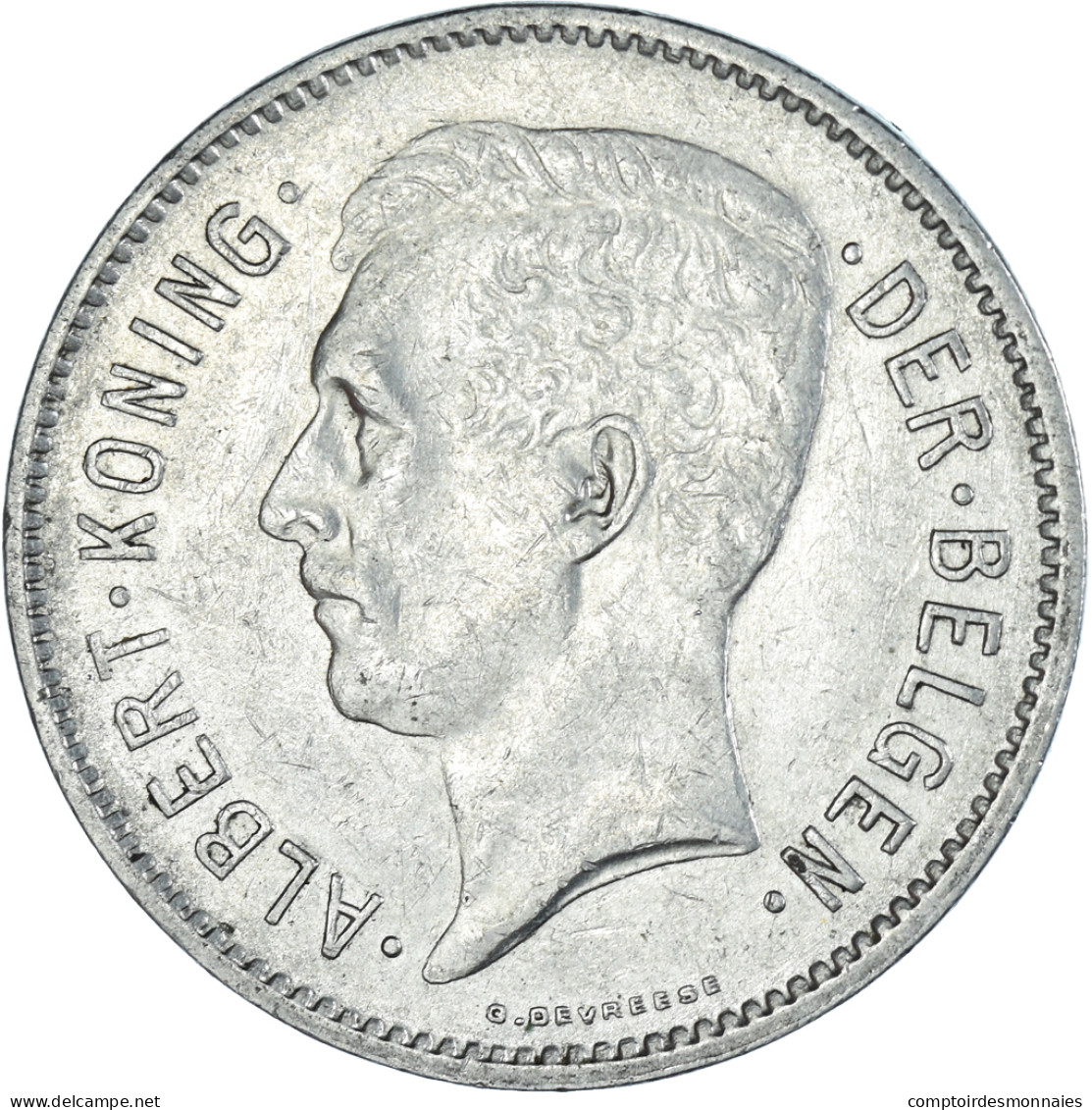 Monnaie, Belgique, 5 Francs, 5 Frank, 1933 - 5 Frank & 1 Belga