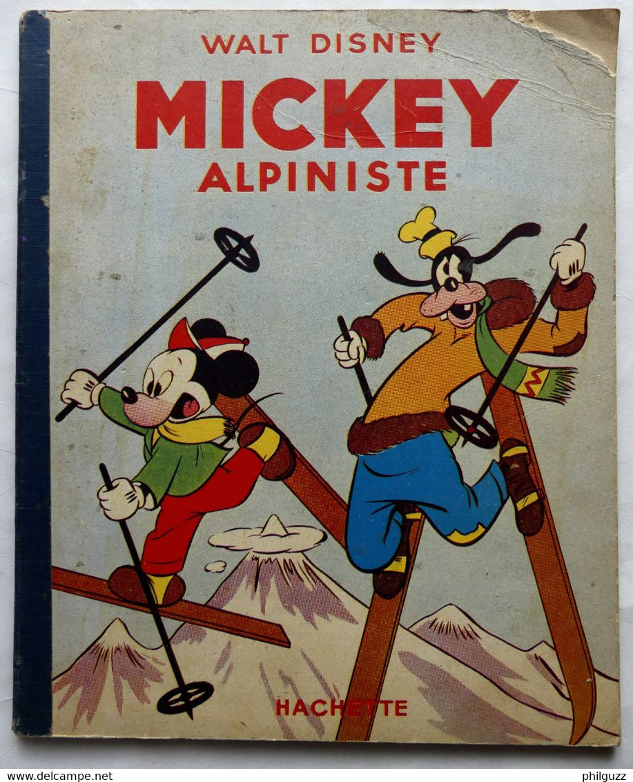 ALBUM BD MICKEY ALPINISTE - HACHETTE  - 2 Trim 1954 Enfantina - Disney