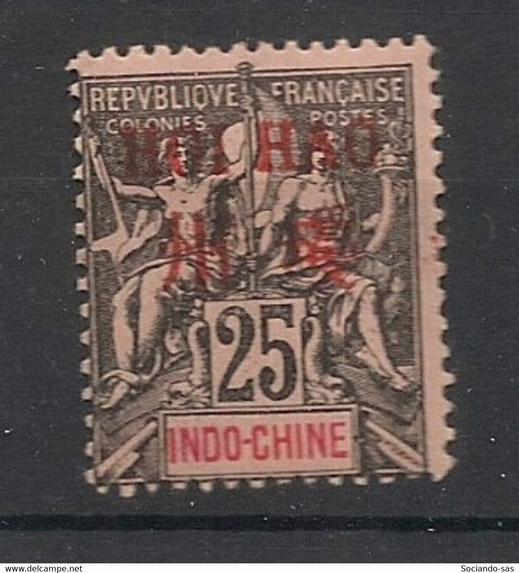 HOI-HAO - 1901 - N°Yv. 9 - Type Groupe 25c Noir Sur Rose  - Neuf * / MH VF - Unused Stamps