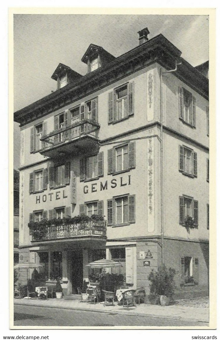 THUSIS: Hotel Gemsli 1953 - Domat/Ems