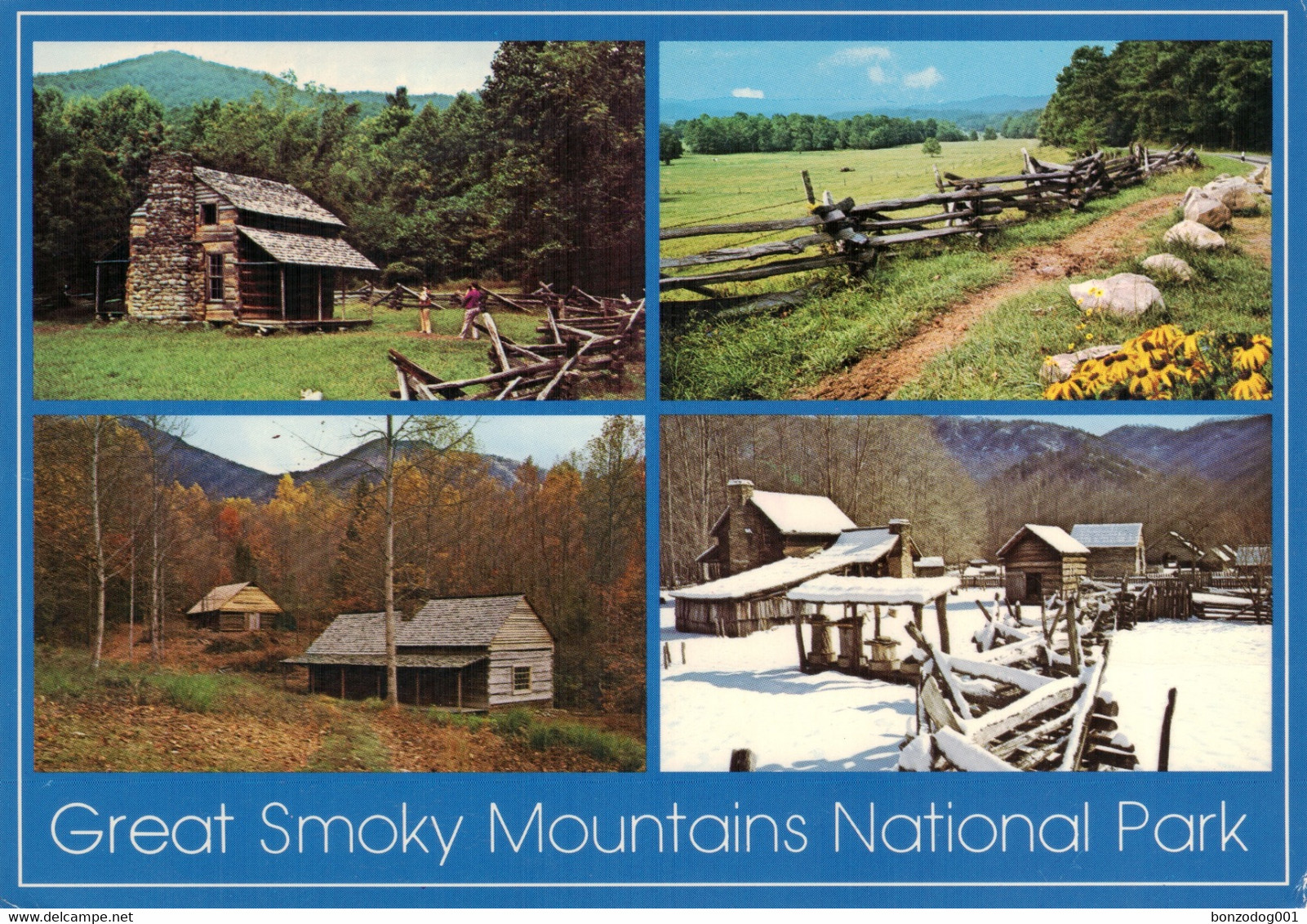 Great Smoky Mountains National Park U.S.A. Oconaluftee Pioneer Village - Smokey Mountains