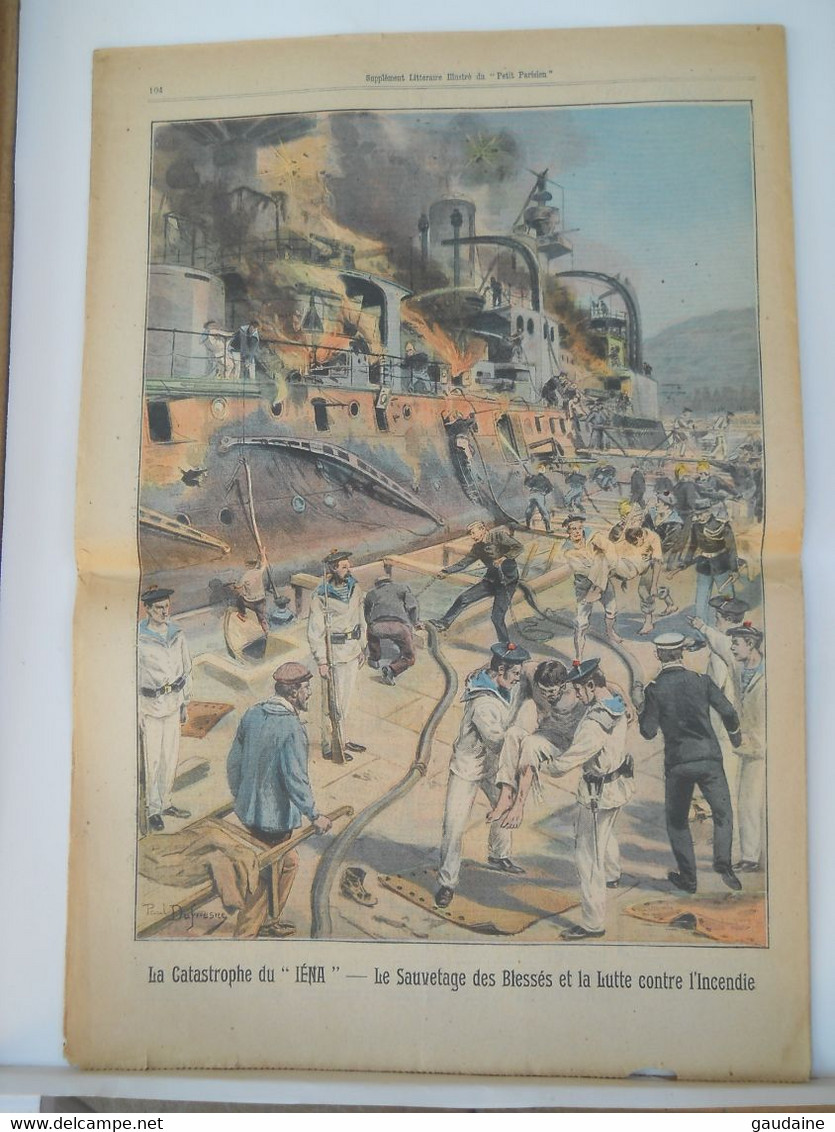 LE PETIT PARISIEN N°947 - 31 MARS 1907 - EXPLOSION DU CUIRASSE "IENA" - MARINE - Le Petit Parisien