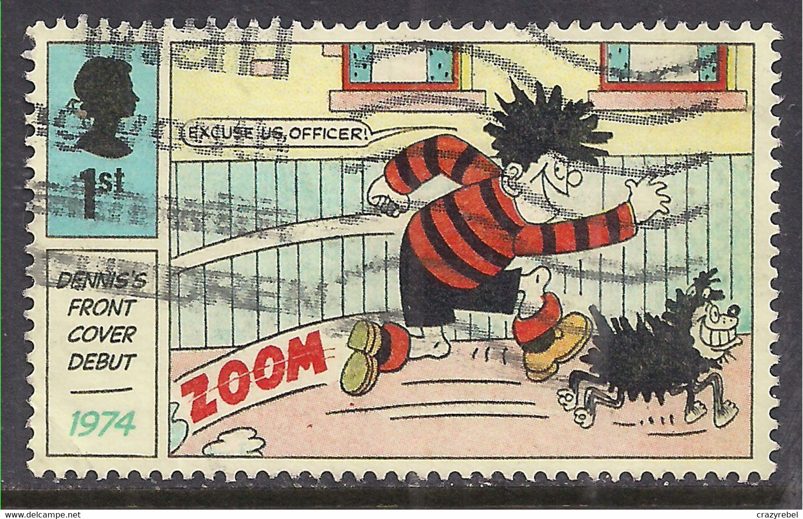 GB 2021 QE2 1st Dennis & Gnasher Cover Debut 1974 Used ( E946 ) - Used Stamps