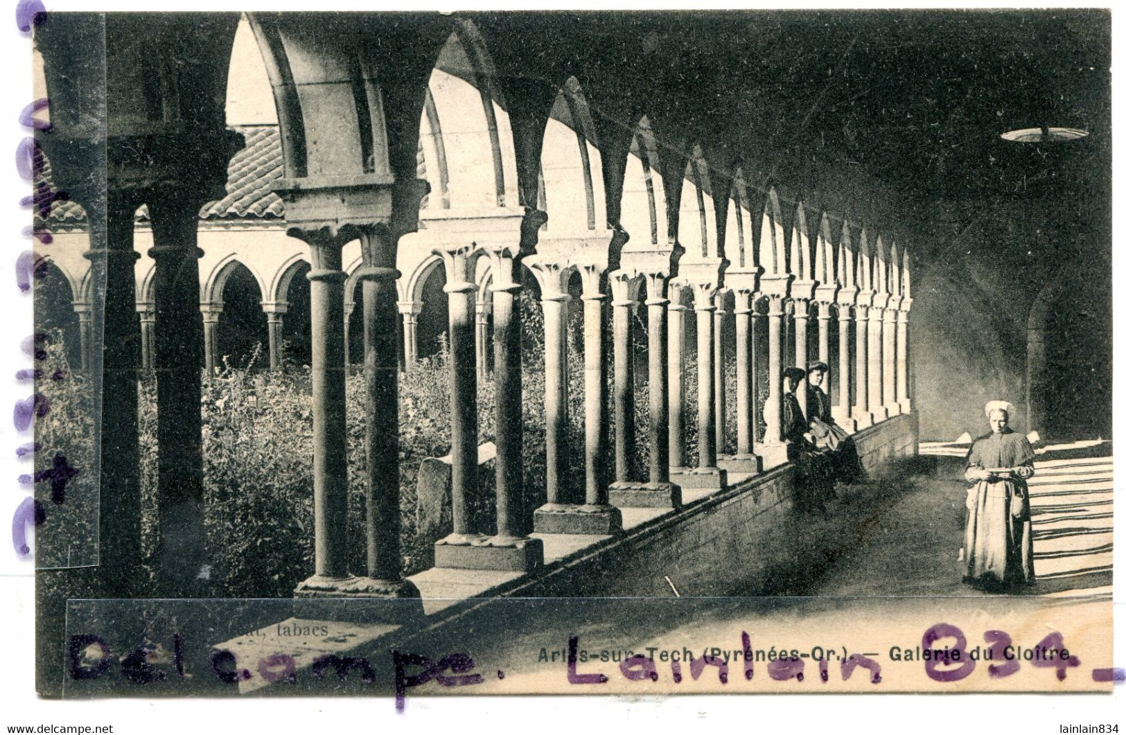 - ARLES Sur TECH - ( P. - Orientale ), Galerie Du Cloître, Animation, écrite, Coins Ok, 1911, TBE, Scans. - Sonstige & Ohne Zuordnung