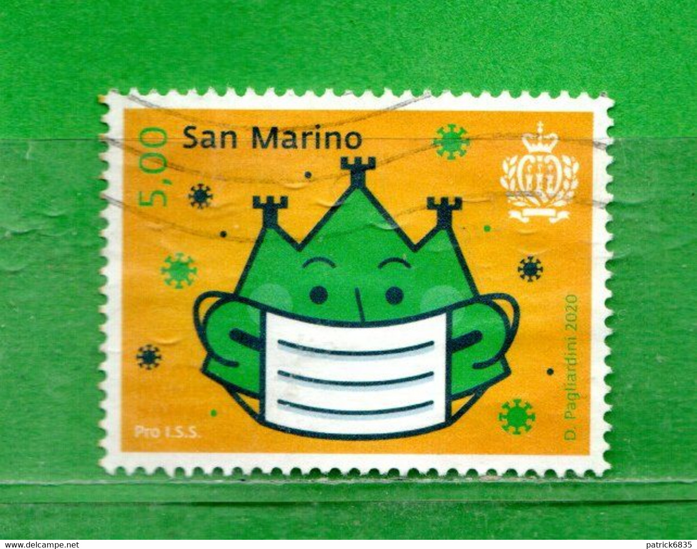 S.Marino ° 2020 - I.S.S.- Istituto Per La SICUREZZA SOCIALE.  Usato. - Used Stamps