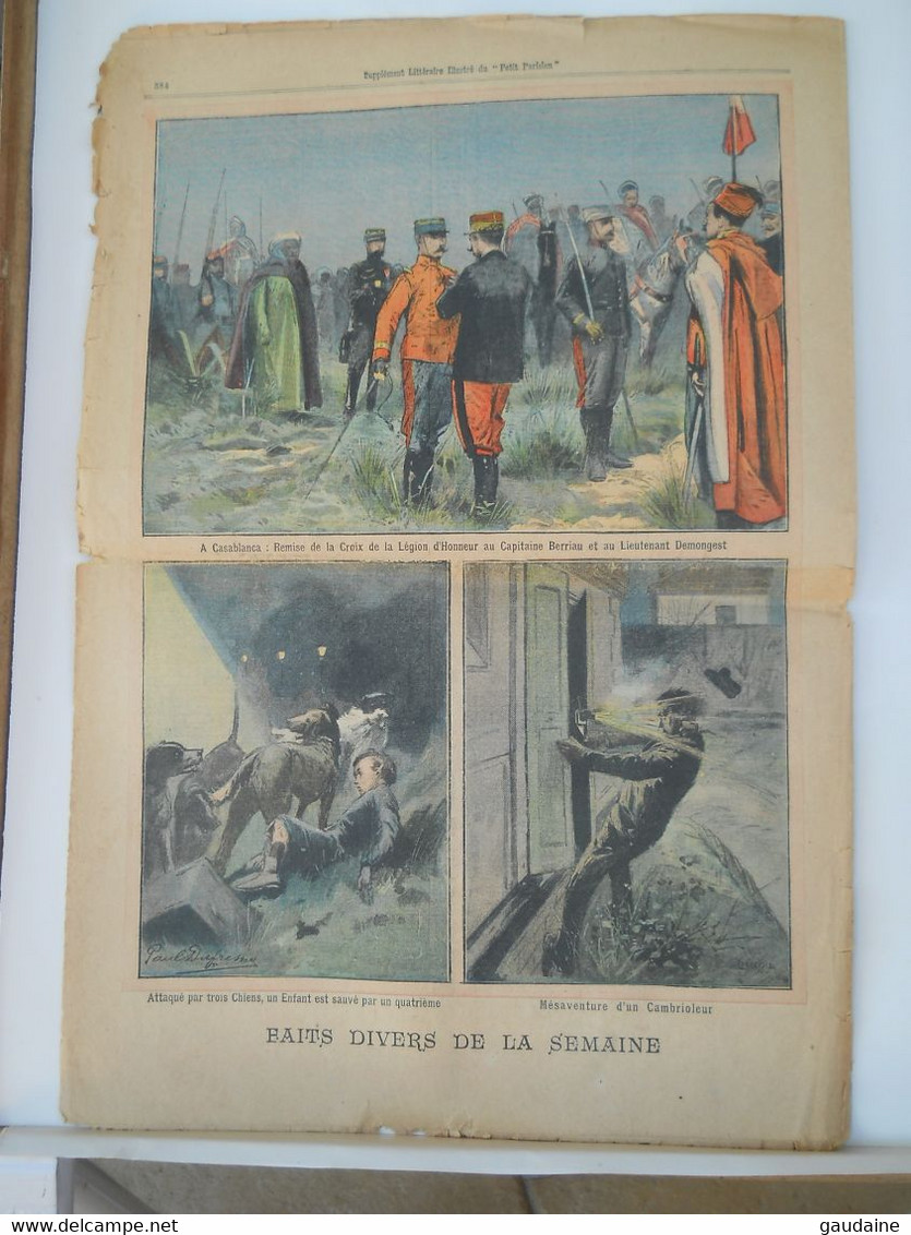 LE PETIT PARISIEN N°982 - 1 DECEMBRE 1907 - MAUVAIS FILS - FAITS DIVERS DE LA SEMAINE - Le Petit Parisien