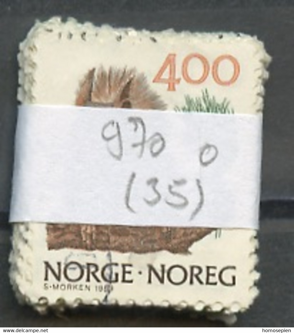 Norvège - Norway - Norwegen Lot 1989 Y&T N°970 - Michel N°1011 (o) - 4k écureuil - Lot De 35 Timbres - Hojas Completas