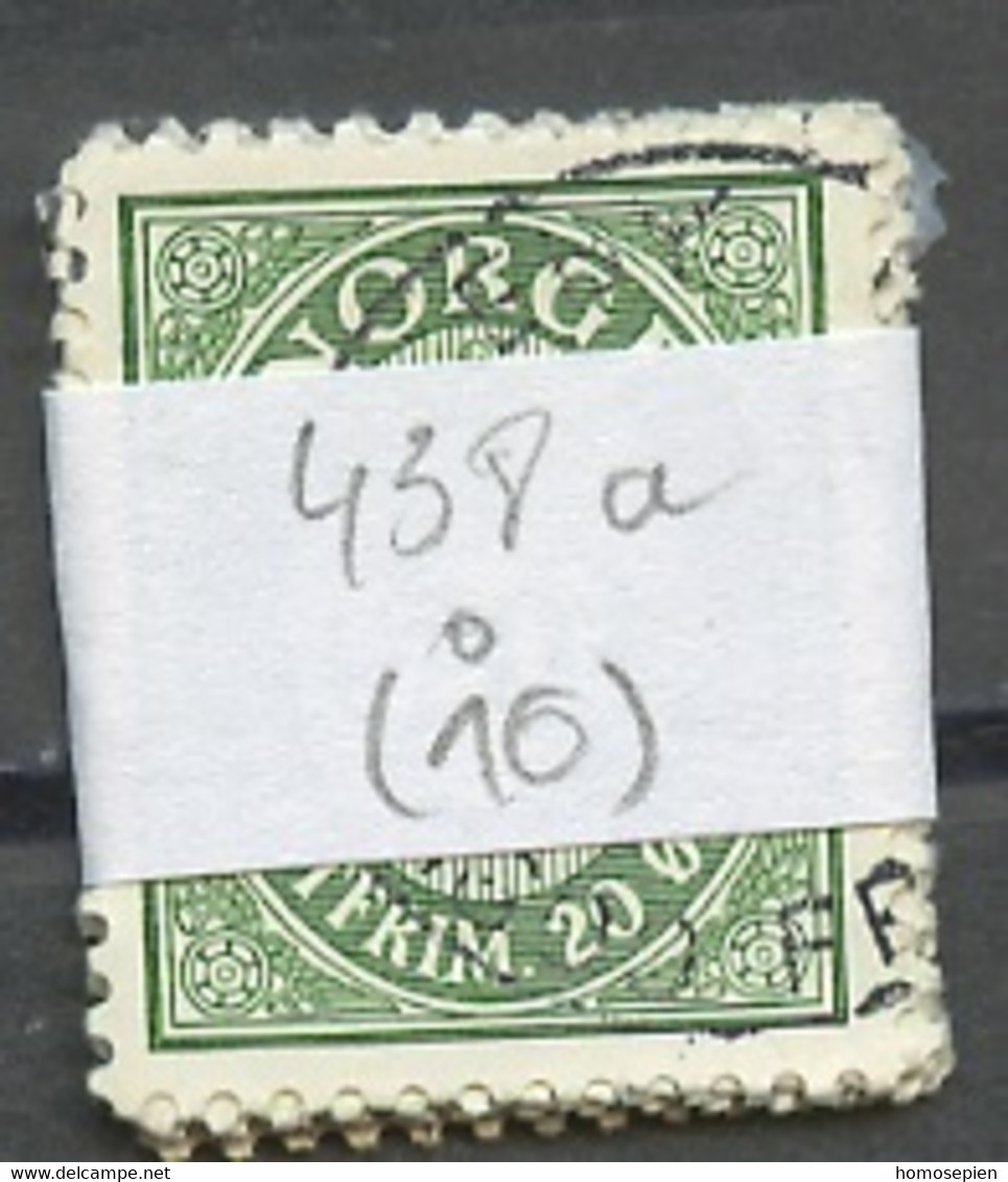 Norvège - Norway - Norwegen 1962-65 Y&T N°438a - Michel N°481 (o) - 20ö Cor De Poste - Lot De 10 Timbres - Ganze Bögen