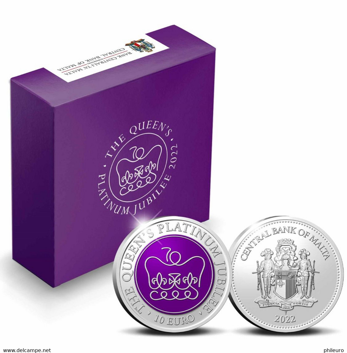 Malte 2022 : 10€ 'Jubilé De Platine De La Reine Elizabeth II' (BE En Coffret) - Dispo En France - Malta