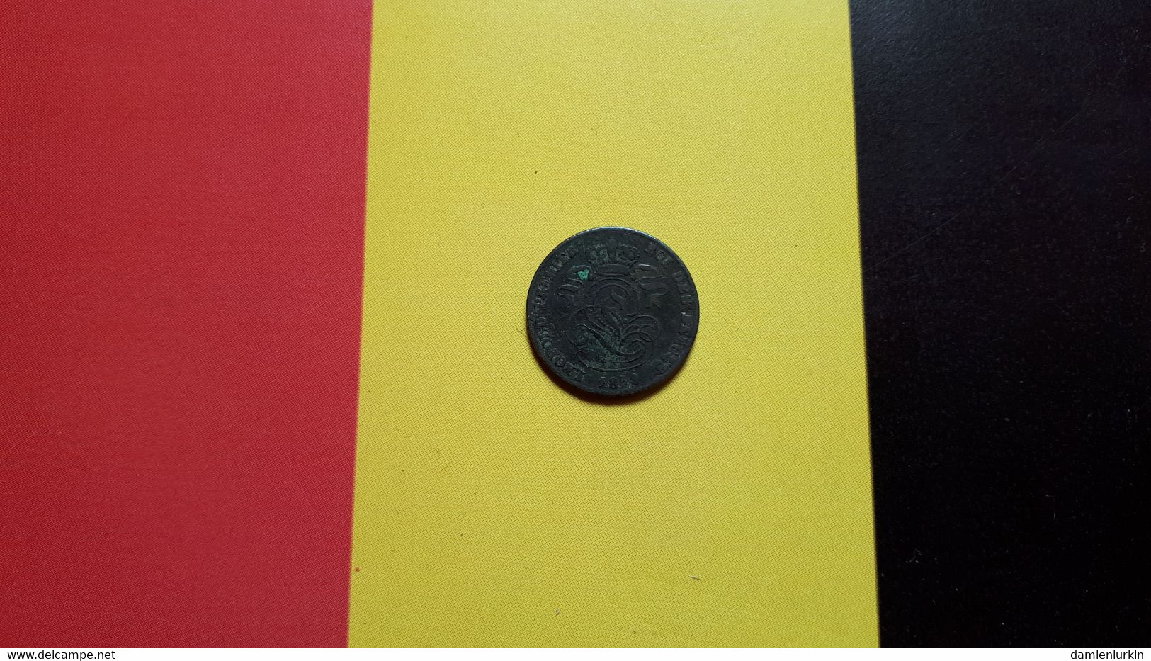 BELGIQUE LEOPOLD IER  2 CENTIMES 1859 COTES : 4€-12€-40€-100€ - 2 Cents