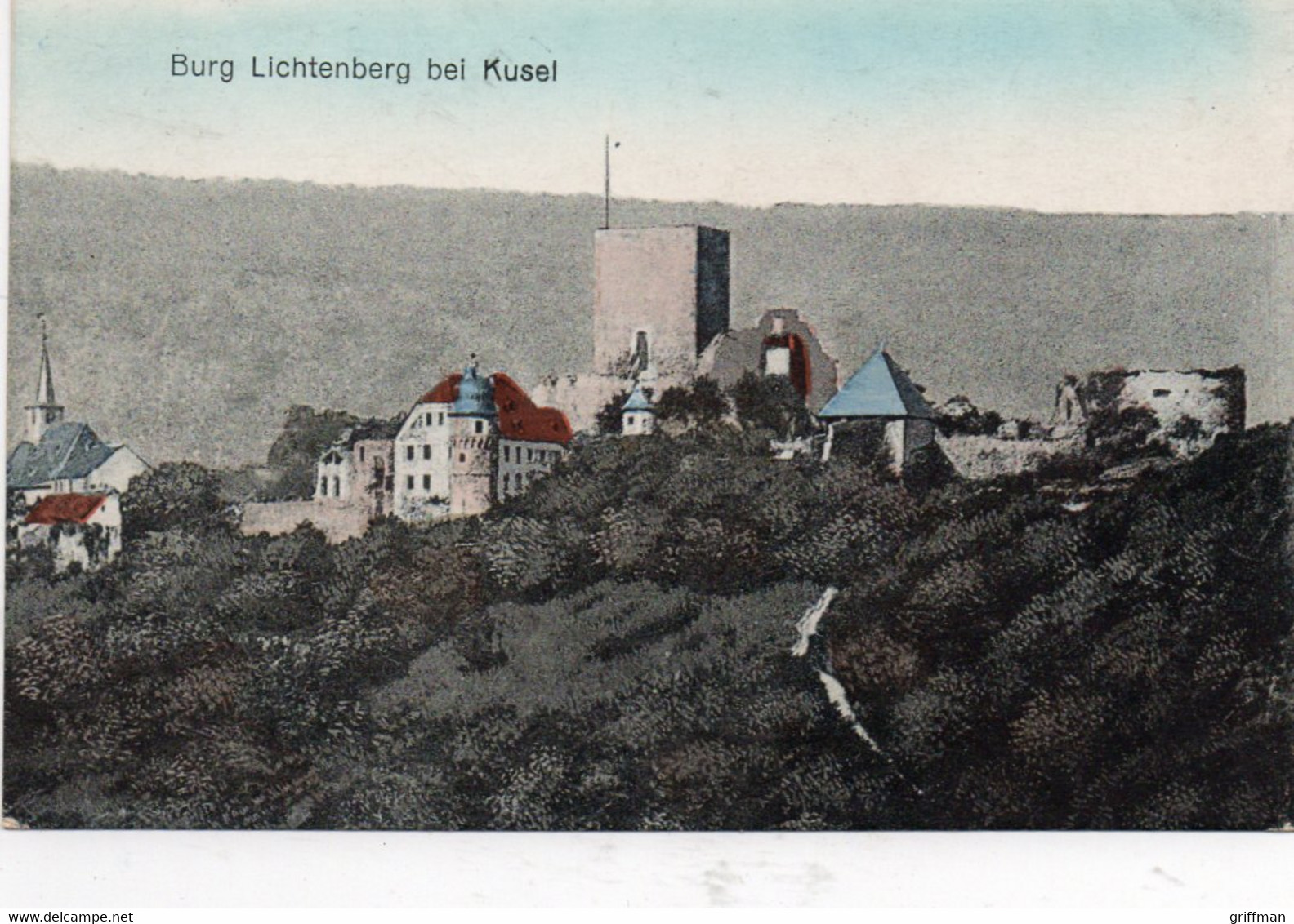 BURG LICHTENBERG BEI KUSEL 1919 TBE - Kusel