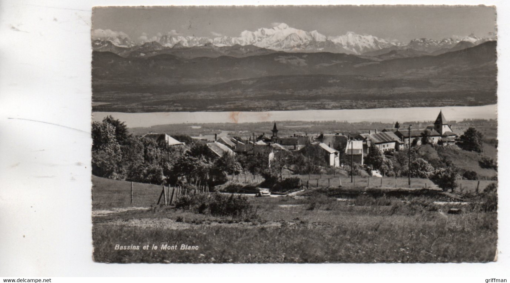 BASSINS ET LE MONT BLANC 1951 - Bassins