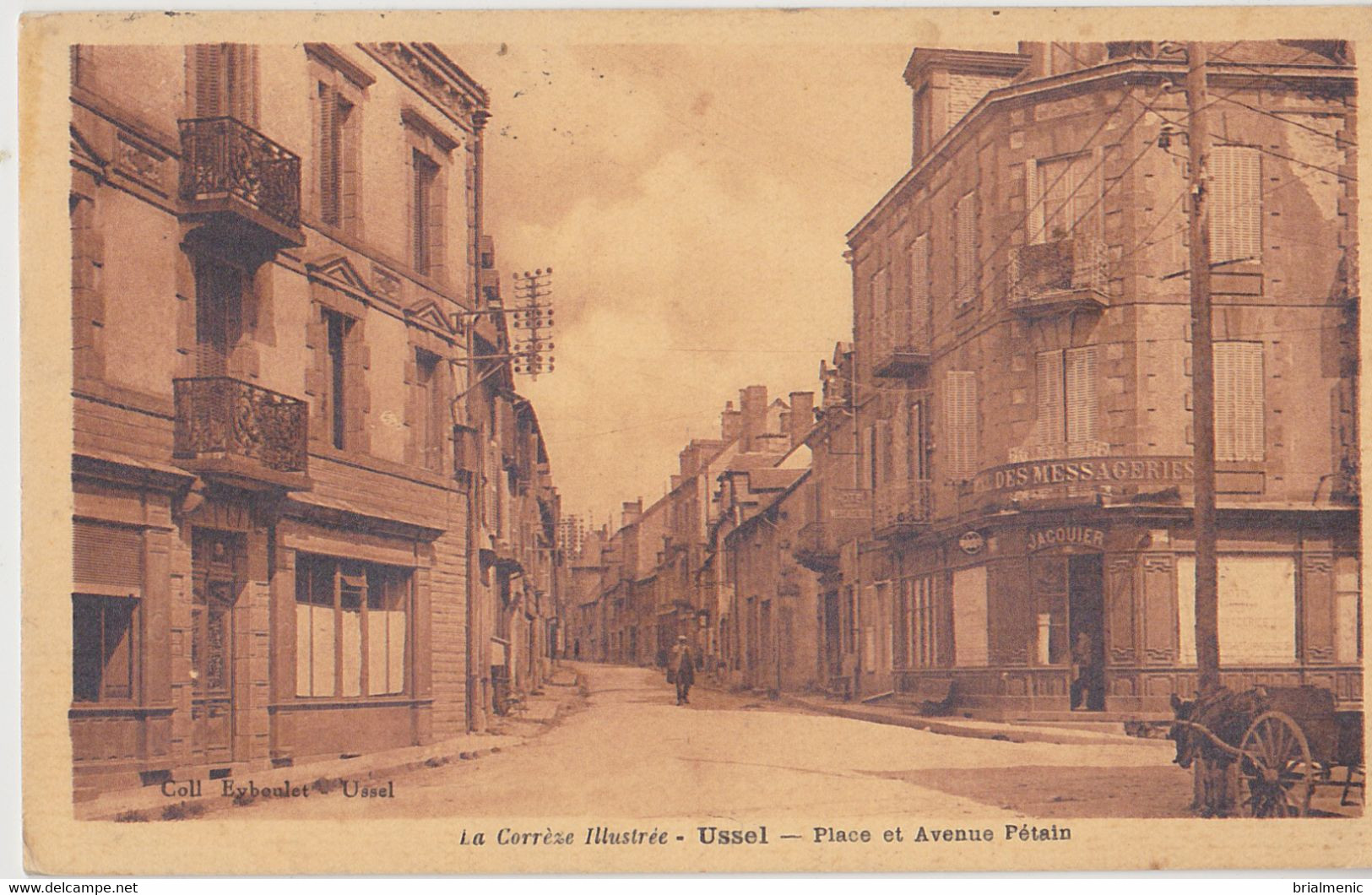 USSEL  Place Et Avenue Pétain - Ussel