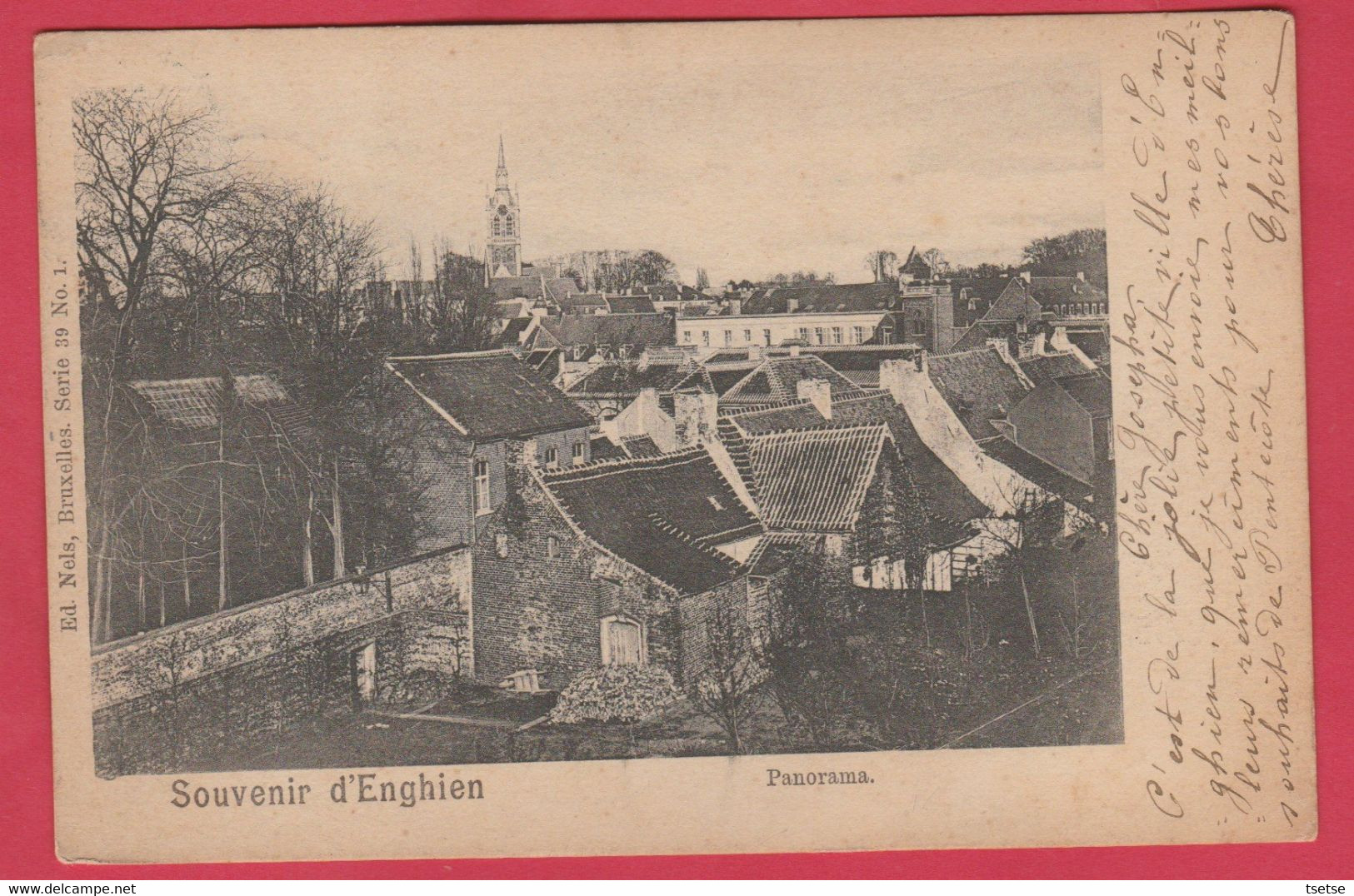 Enghien - Panorama ... Du La Commune - 1901  ( Verso Zien ) - Enghien - Edingen