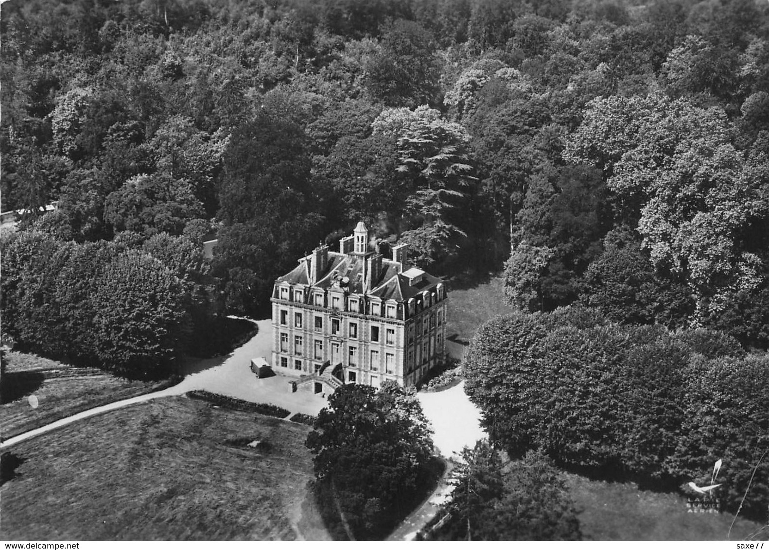 AUBEVOYE - Vue Aérienne Du Château De Tournebus - Aubevoye