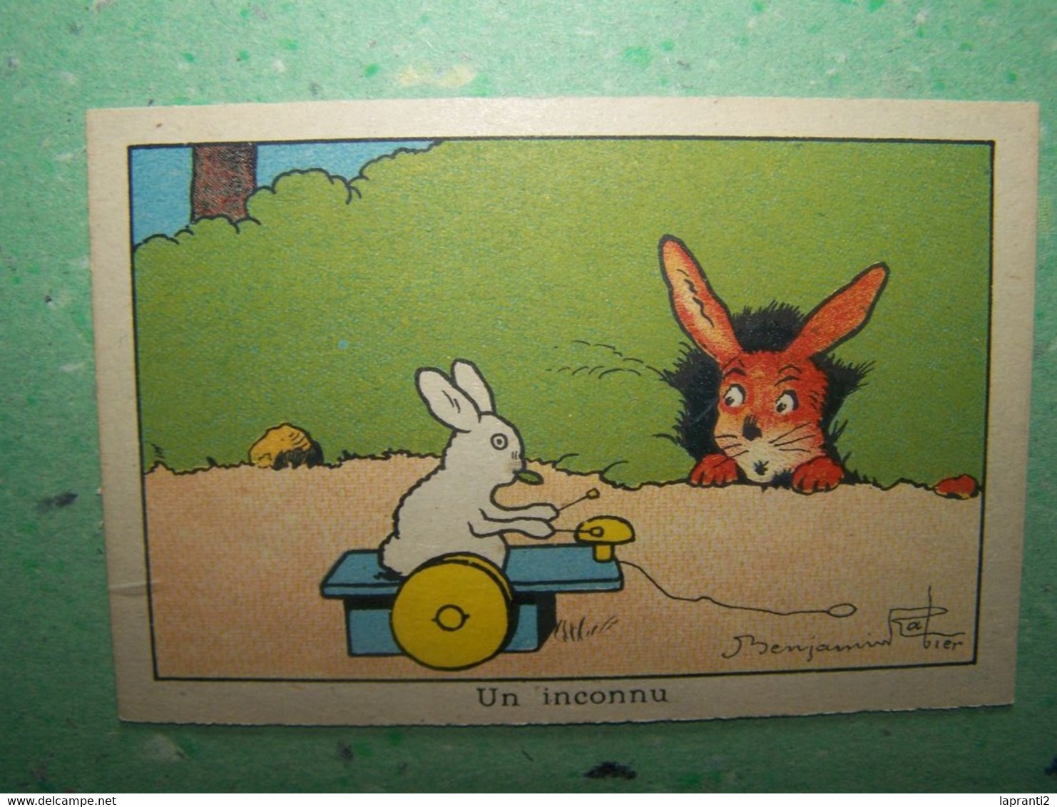 LES ILLUSTRATEURS. BENJAMIN RABIER. LES LAPINS. "UN INCONNU" - Rabier, B.