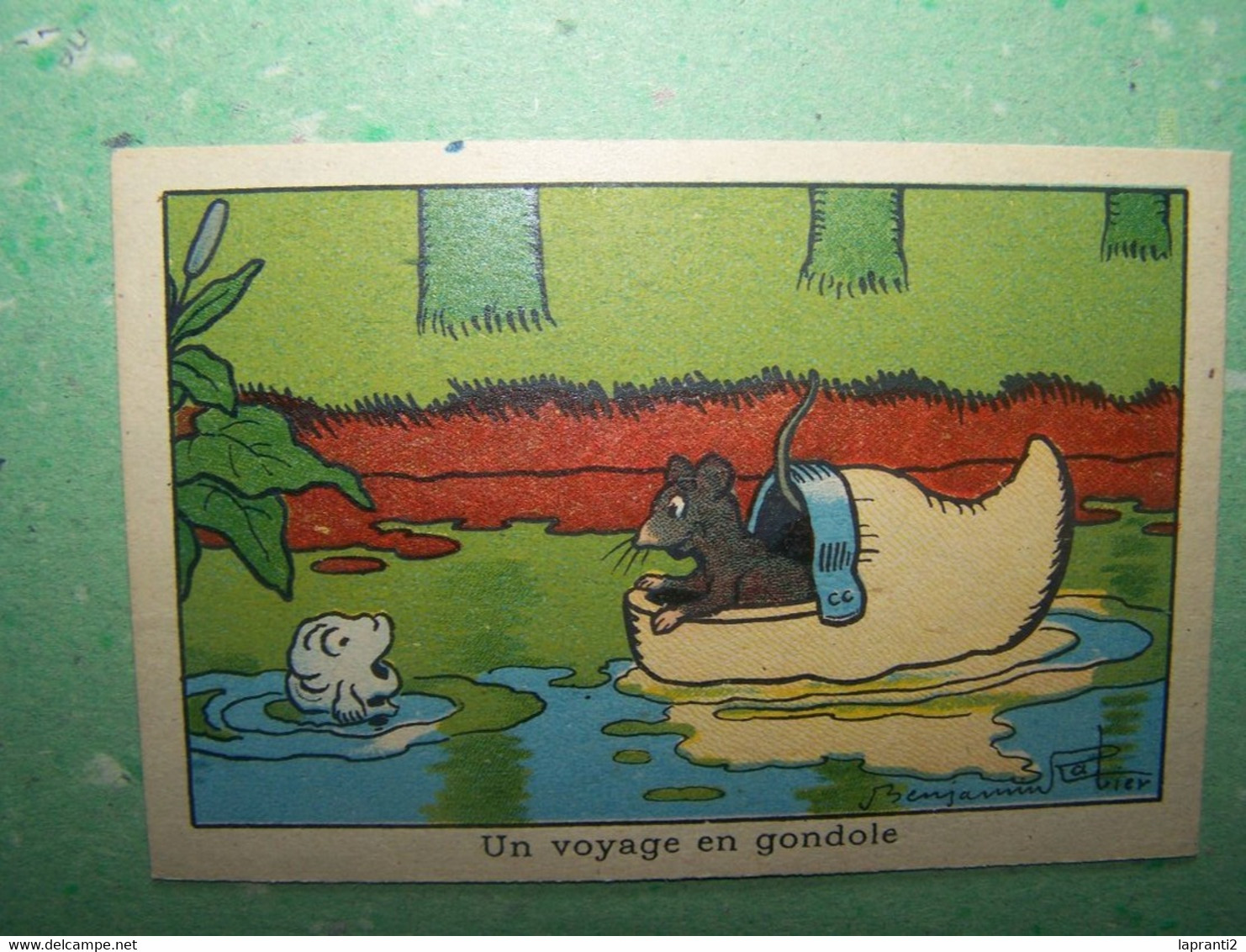 LES ILLUSTRATEURS. BENJAMIN RABIER. LES SOURIS. LES POISSONS. "UN VOYAGE EN GONDOLE" - Rabier, B.