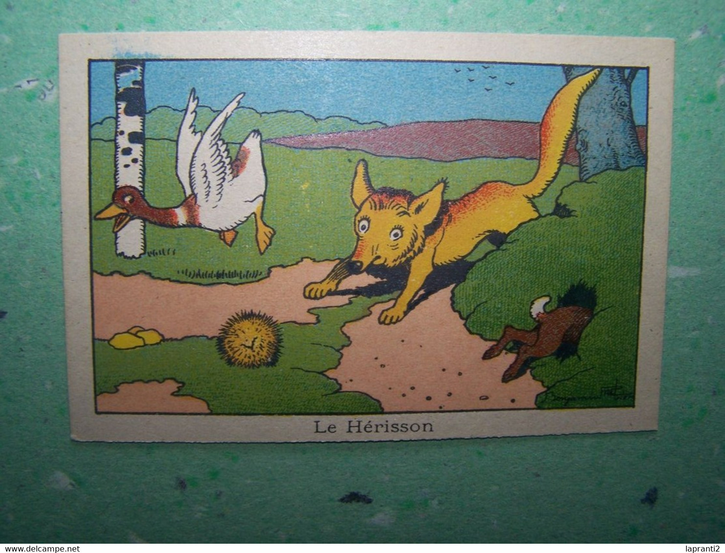 LES ILLUSTRATEURS. BENJAMIN RABIER. LES CANARDS. LES LAPINS. LES RENARDS. "LE HERISSON" - Rabier, B.