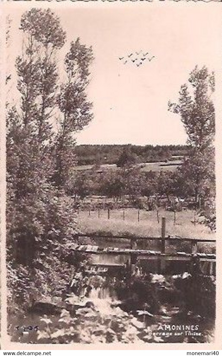 BELGIQUE - ÉREZÉE - AMONIMES - BARRAGE SUR L'AISNE. - Erezée