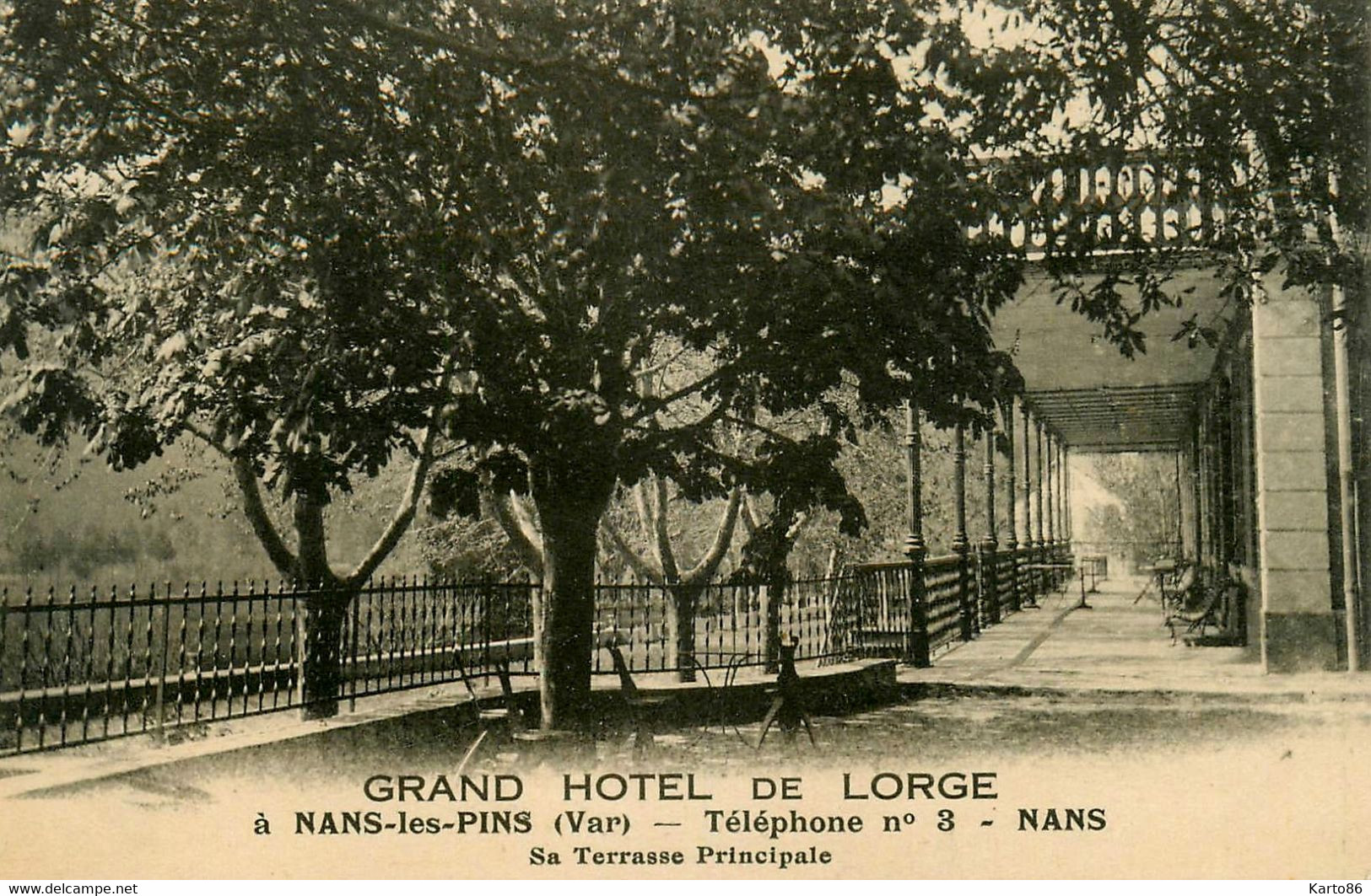 Nans Les Pins * Grand Hôtel De Lorge , Tel N°3 - Nans-les-Pins