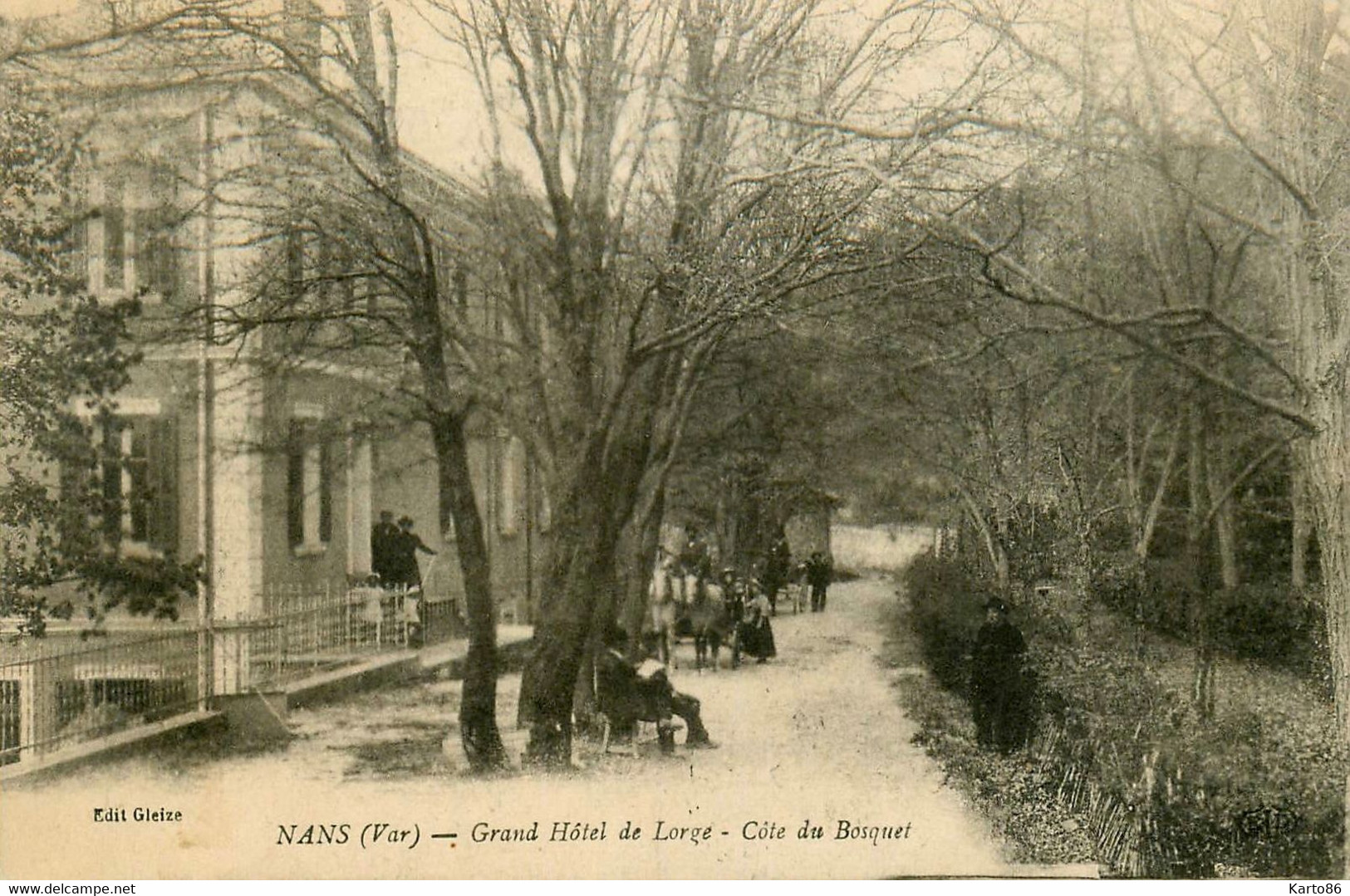 Nans Les Pins * Grand Hôtel De Lorge , Côté Du Bosquet - Nans-les-Pins