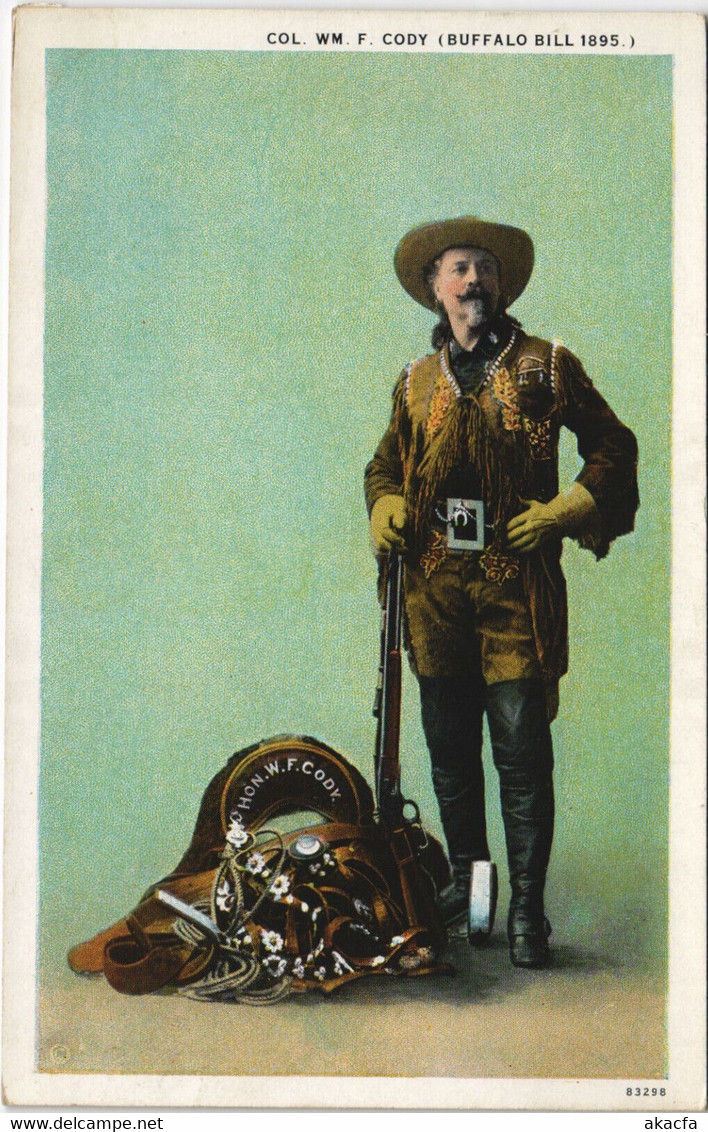 PC WILLIAM F. CODY "BUFFALO BILL", Vintage Postcard (b42553) - Otros & Sin Clasificación