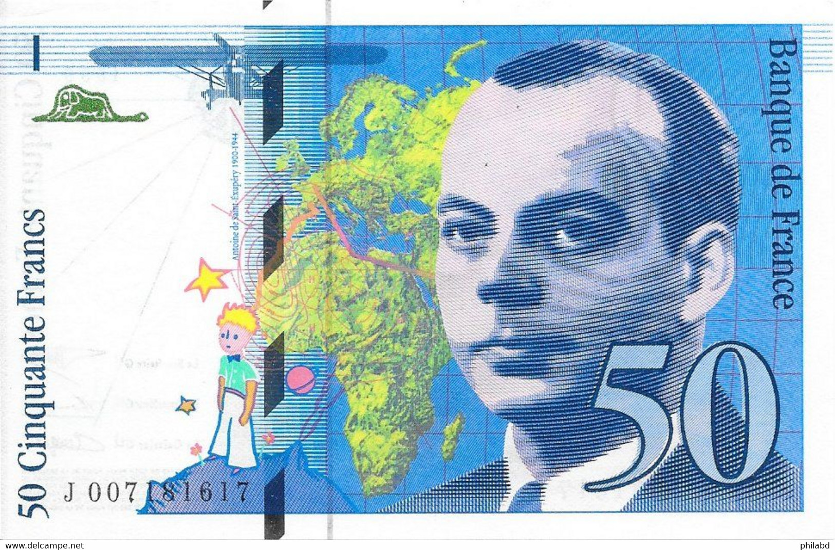 France 50 Francs Saint-Éxupéry 1993 TB - 50 F 1992-1999 ''St Exupéry''