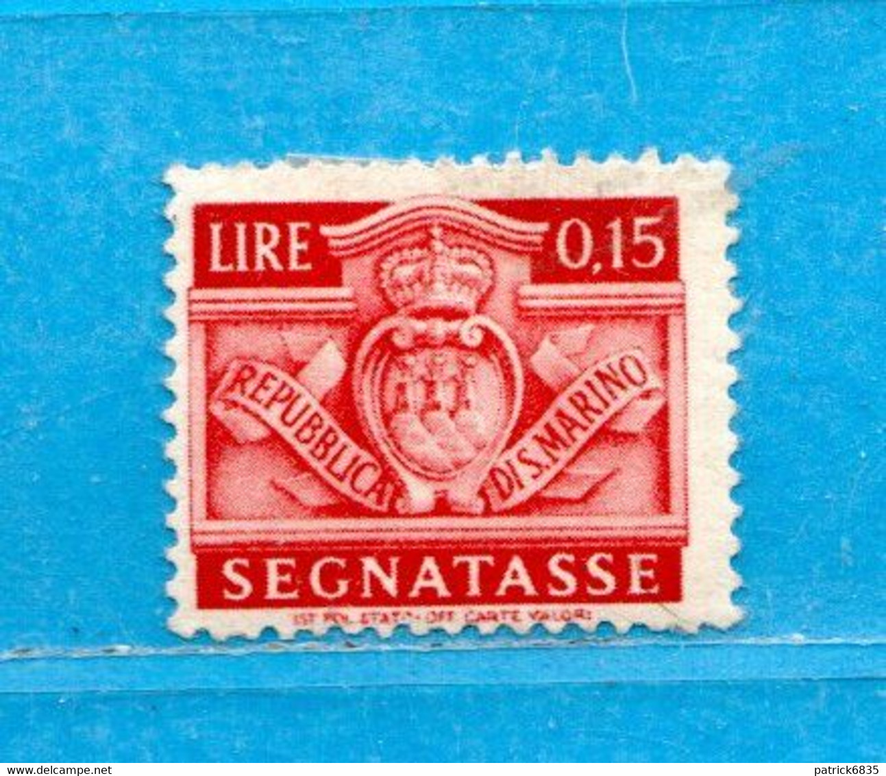 San. MARINO * -1945 - SEGNATASSE - Unif. 67. MH* - Segnatasse