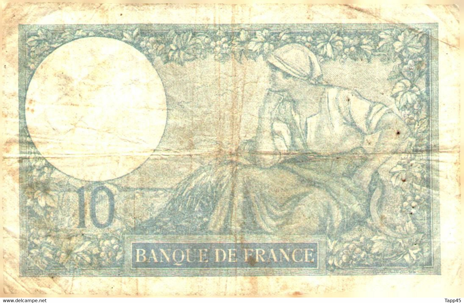 T 1 >  France > 10 Francs > ''Minerve'' > 1939 > - 10 F 1916-1942 ''Minerve''