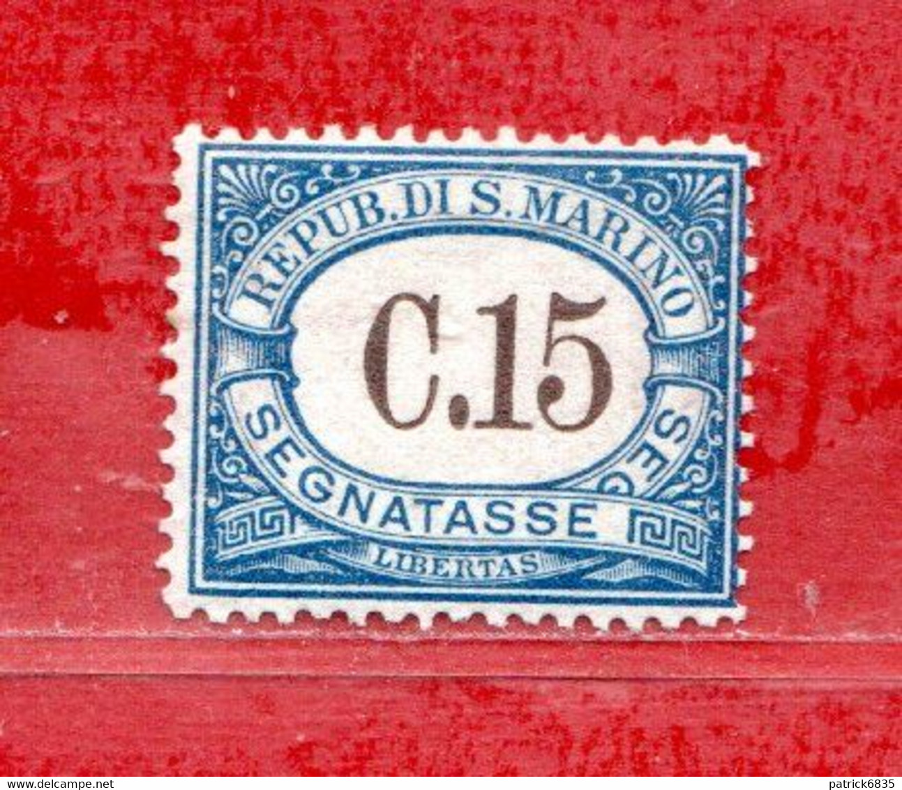 San. MARINO ** -1939 - SEGNATASSE - Cent. 15. Unif. 55. MNH** - Impuestos