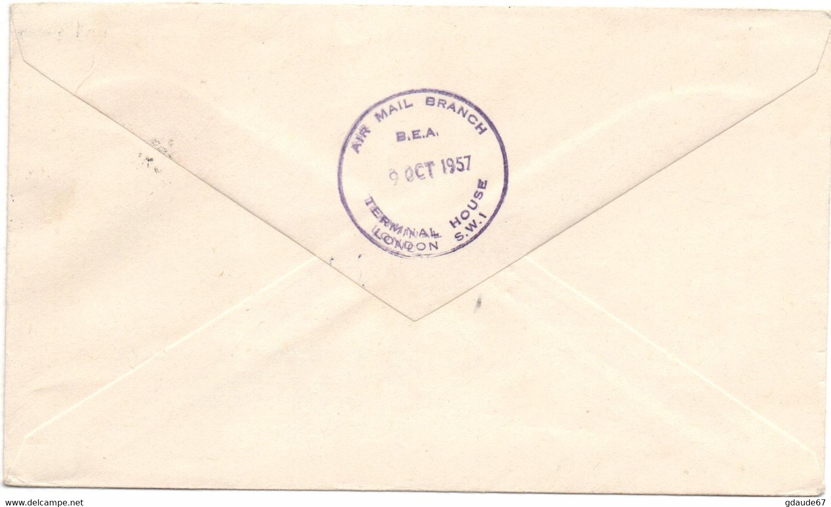 1957 - ENVELOPPE De VALLETTA (MALTA / MALTE) Pour LONDON - Malta