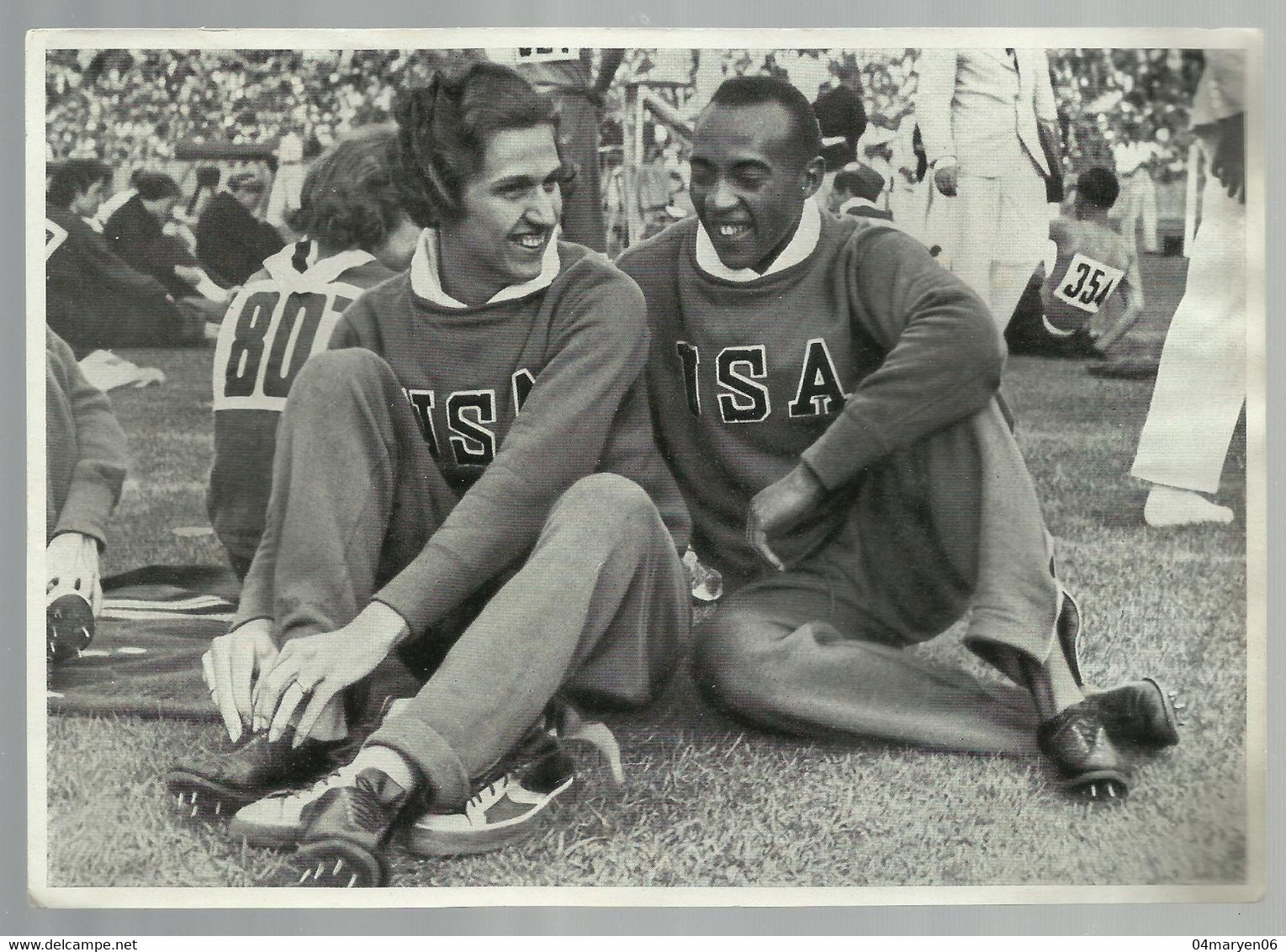 *** 1 X CHROMO : OLYMPIA 1936  -  JESSE OWENS  ***  -  Zie / Voir Scan's - Athlétisme