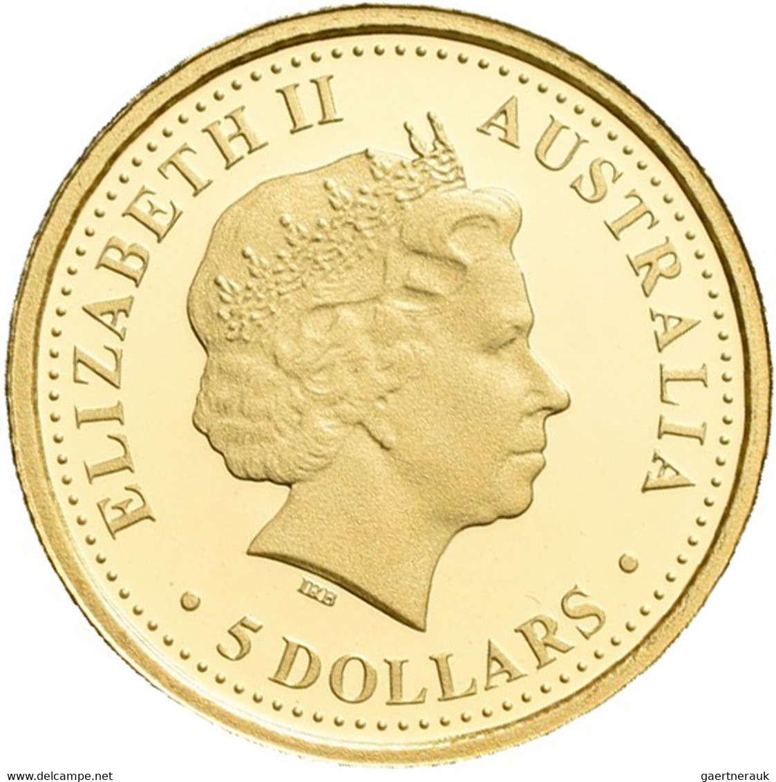 Australien - Anlagegold: Discover Australia: 5 X 5 AUD 2008, Je 1/25 OZ 999/1000 - Other & Unclassified