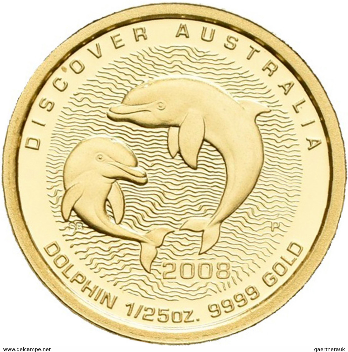 Australien - Anlagegold: Discover Australia: 5 X 5 AUD 2008, Je 1/25 OZ 999/1000 - Other & Unclassified