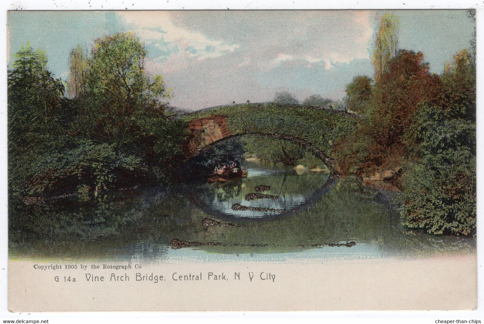 N. Y. CITY - Vine Arch Bridge, Central Park -undivided Back - Traces Of Glitter - Parken & Tuinen