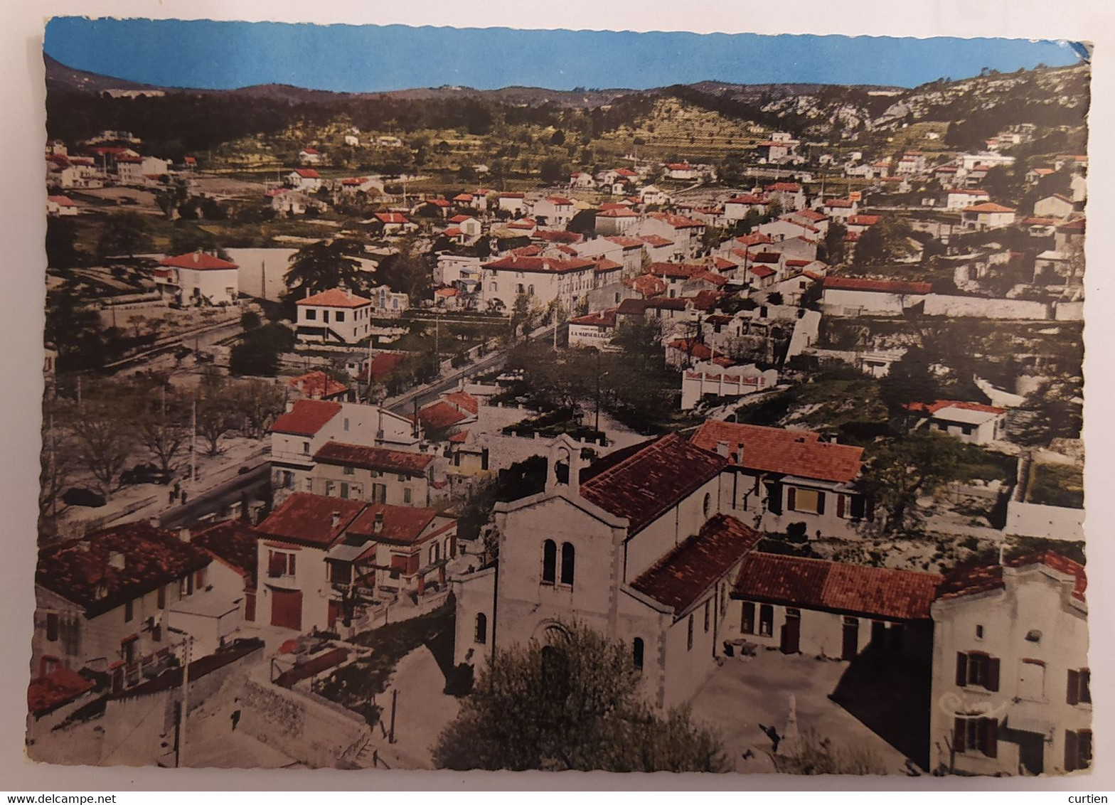 La BOUILLADISSE . 13 . Vue Aérienne Autour De L' église . - La Bouilladisse