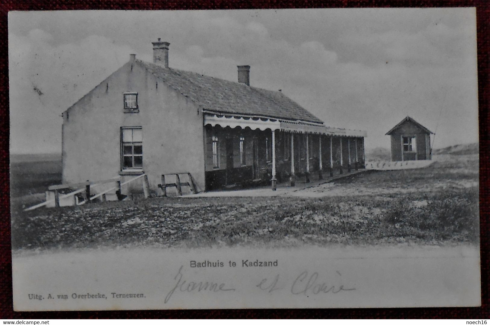 Old Postcard 190? Badhuis Te Kadzand - Cadzand